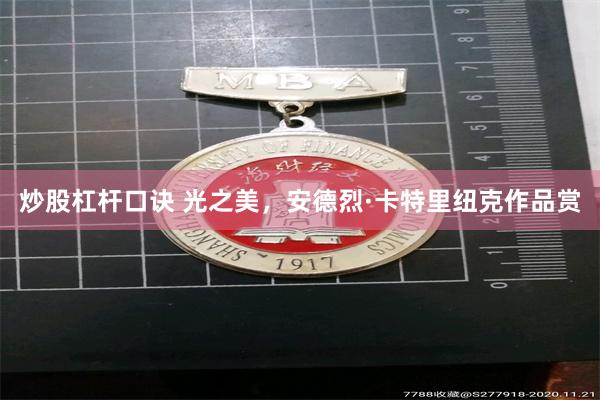 炒股杠杆口诀 光之美，安德烈·卡特里纽克作品赏