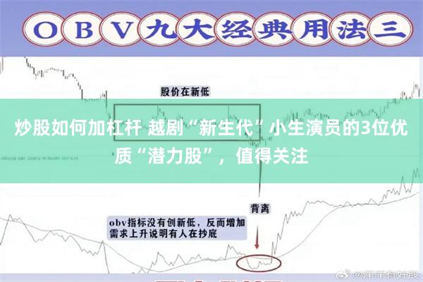 炒股如何加杠杆 越剧“新生代”小生演员的3位优质“潜力股”，值得关注