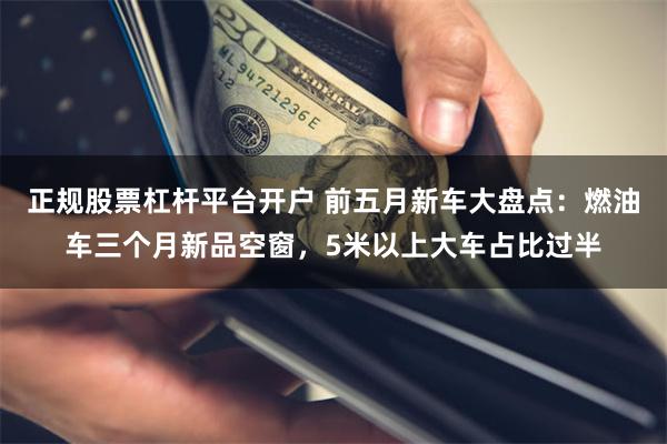正规股票杠杆平台开户 前五月新车大盘点：燃油车三个月新品空窗，5米以上大车占比过半