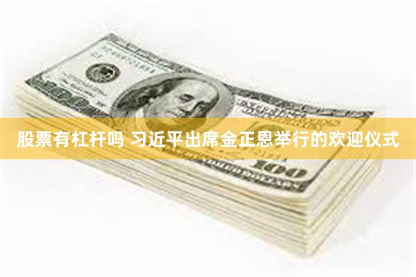 股票有杠杆吗 习近平出席金正恩举行的欢迎仪式