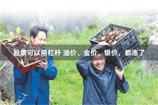 股票可以用杠杆 油价、金价、银价，都涨了