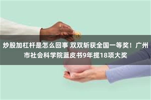 炒股加杠杆是怎么回事 双双斩获全国一等奖！广州市社会科学院蓝皮书9年揽18项大奖