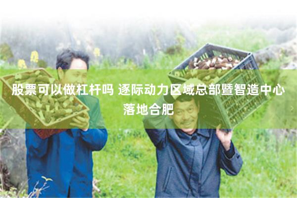 股票可以做杠杆吗 逐际动力区域总部暨智造中心落地合肥