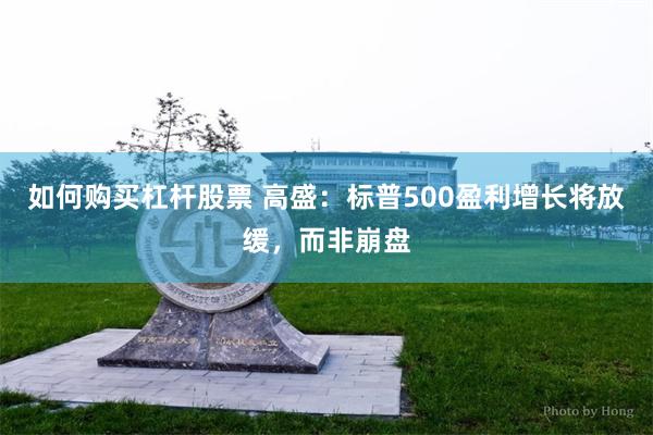 如何购买杠杆股票 高盛：标普500盈利增长将放缓，而非崩盘